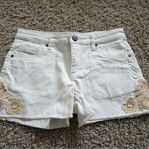 LC Lauren Conrad White Jean Shorts